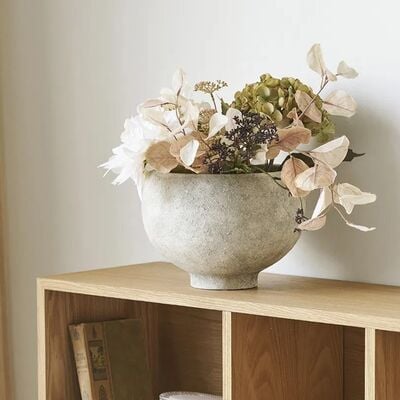 House Nordic keraaminen kukkaruukku Ø26x19,5 cm harmaa